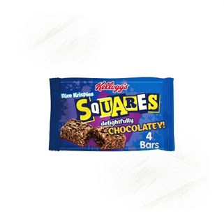 Kelloggs. Squares Rice Krispies Chocolatey (4)