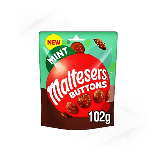 Maltesers. Buttons Mint Chocolate 102g