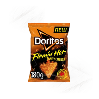 Doritos. Flamin' Hot Tangy Cheese 180g