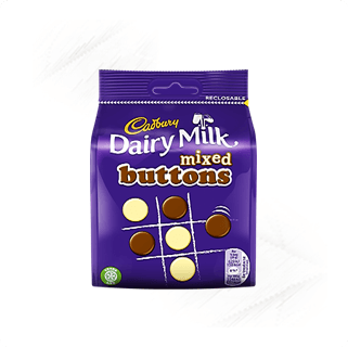 Cadbury. Dairy Milk Mixed Buttons 119g Cadbury. Dairy Milk Mixed Buttons 119g