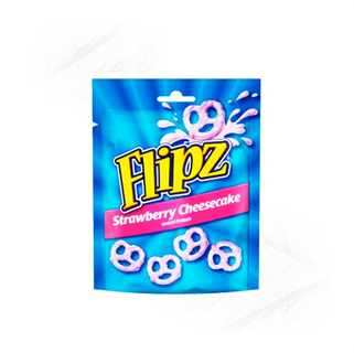 Nestle. Flipz Strawberry Cheesecake Pretzels 100g Nestle. Flipz Strawberry Cheesecake Pretzels 100g