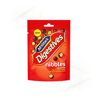McVities. Digestives Nibbles Orange Chocolate