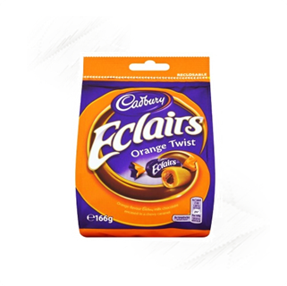Cadbury. Eclairs Orange Twist 166g