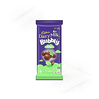 Cadbury. Dairy Milk Bubbly Mint Chocolate 180g