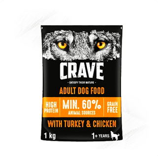 Crave. Turkey & Chicken Dry Complete 1kg