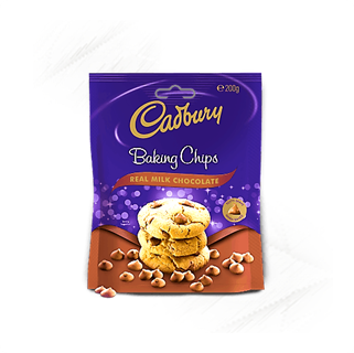 Cadbury. Baking Chip Milk Chocolate 200g