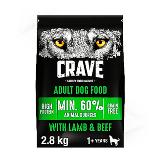 Crave. Lamb & Beef Dry Complete 2.8kg
