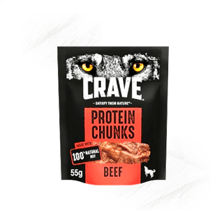 Crave. Protein Chunks Beef 55g