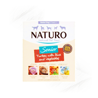 Naturo. Senior Turkey, Rice & Veg Grain-Free 400g