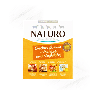 Naturo. Chicken, Lamb, Rice & Veg 400g