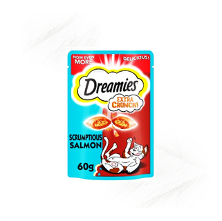 Dreamies. Extra Crunchy Scrumptious Salmon 60g