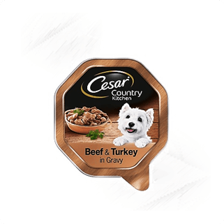 Cesar. Country Kitchen Beef & Turkey 150g Cesar. Country Kitchen Beef & Turkey 150g
