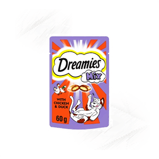 Dreamies. Mix Chicken & Duck 60g