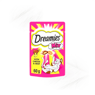 Dreamies. Mix Beef & Cheese 60g Dreamies. Mix Beef & Cheese 60g