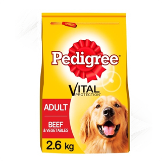Pedigree. Vital Beef & Vegetables Complete 2.6kg Pedigree. Vital Beef & Vegetables Complete 2.6kg