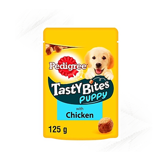 Pedigree. Tasty Bites Puppy Chicken Cubes 125g