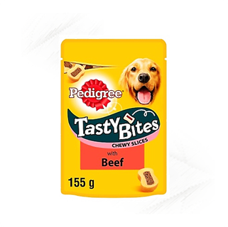 Pedigree. Tasty Bites Beef Slices 155g Pedigree. Tasty Bites Beef Slices 155g