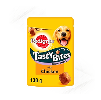Pedigree. Tasty Bites Chewy Chicken Cubes 130g
