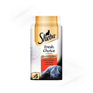Sheba. Fresh Choice Succulent in Gravy 50g (6)