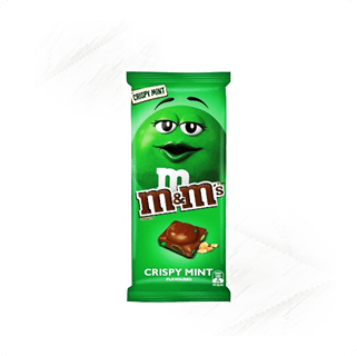 M&Ms. Crispy Mint Chocolate Block 155g