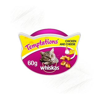 Whiskas. Temptations Chicken & Cheese 60g