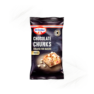Dr Oetker. White Chocolate Chunks 100g