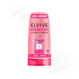 LOreal. Elvive Nutri Gloss Conditioner 500ml