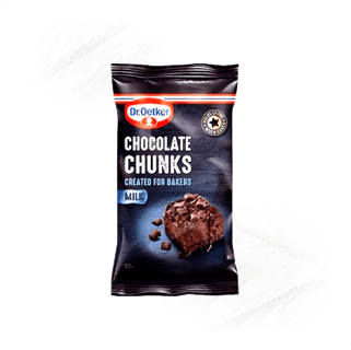 Dr Oetker. Milk Chocolate Chunks 100g
