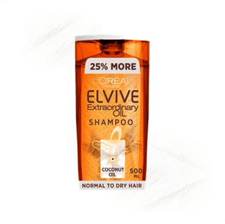 LOreal. Elvive Extraordinary Oil Coconut Shampoo 500ml