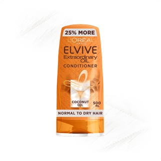 LOreal. Elvive Extraordinary Oil Coconut Conditioner 500ml