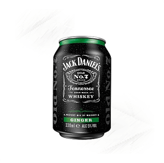 Jack Daniels. with Ginger 330ml