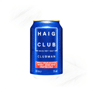 Haig Club. Clubman Crafted Cola Mix 330ml