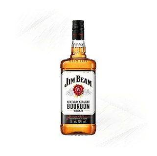 Jim Beam. White Bourbon Whisky 1 Litre