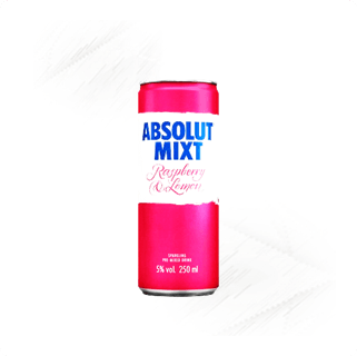 Absolut. Mixt Raspberry & Lemon Pre-Mix 250ml