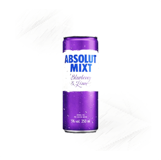 Absolut. Mixt Blueberry & Lime Pre-Mix 250ml