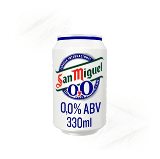 San Miguel. 0,0 ABV Non Alcoholic Beer 330ml