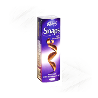 Cadbury. Snaps Milk Chocolate Curves 117g