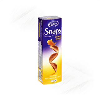 Cadbury. Snaps Caramel Chocolate Curves 117g