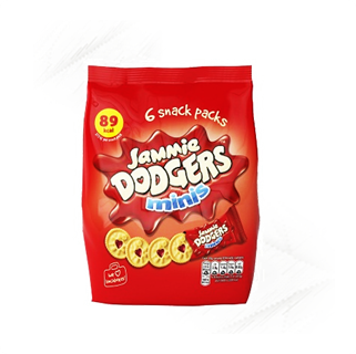 Jammie Dodgers. Lunchbox Minis Biscuits (6)