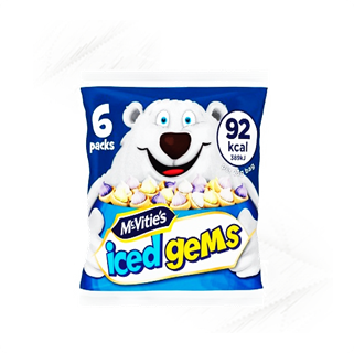 McVities. Iced Gems Biscuits (6)