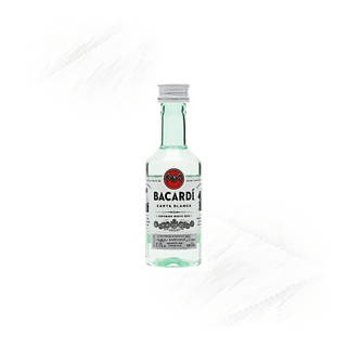 Bacardi. Carta Blanca White Rum 5cl