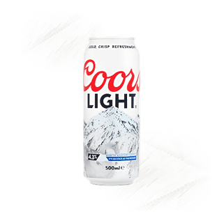 Coors. Light Premium Lager 500ml