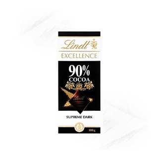 Lindt. Excellence 90% Cocoa Dark Chocolate 100g