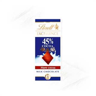 Lindt. Excellence 45% More Cocoa Milk Chocolate 100g Lindt. Excellence 45% More Cocoa Milk Chocolate 100g