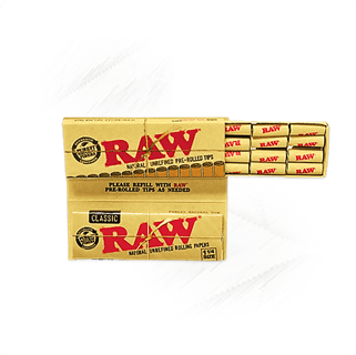 Raw. Classic Masterpiece Rolling Papers + Tips
