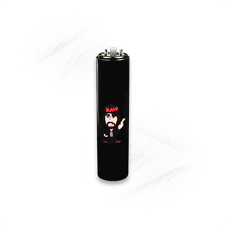 Raw. Clipper Guy Metal Black Lighter