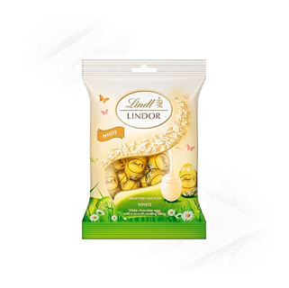 Lindt. Lindor Mini Eggs White Chocolate 89g Lindt. Lindor Mini Eggs White Chocolate 89g