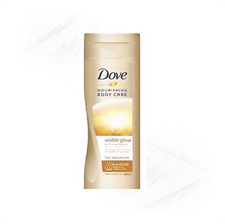 Dove. Visible Glow Body Lotion Fair/Med 400ml