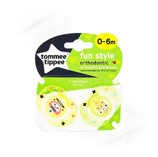Tommee Tippee. Fun Baby Soothers 0-6m (2)