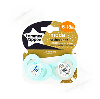 Tommee Tippee. Moda Baby Soothers 6-18m (2)